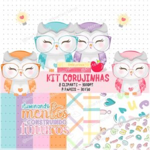 Kit Digital Corujinhas 1