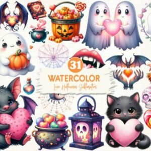 Kit Digital Cute Halloween 1