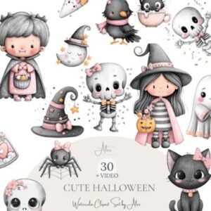 Kit Digital Cute Halloween 2