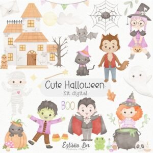 Kit Digital Cute Halloween 3