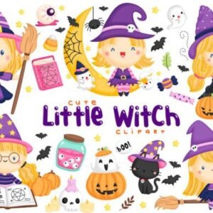 Kit Digital Cute Little Witch 2