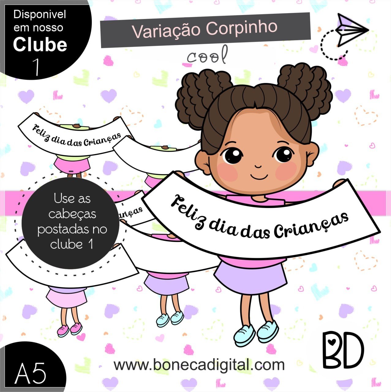 Kit Digital Dia Das Crianças Plaquinhas 5