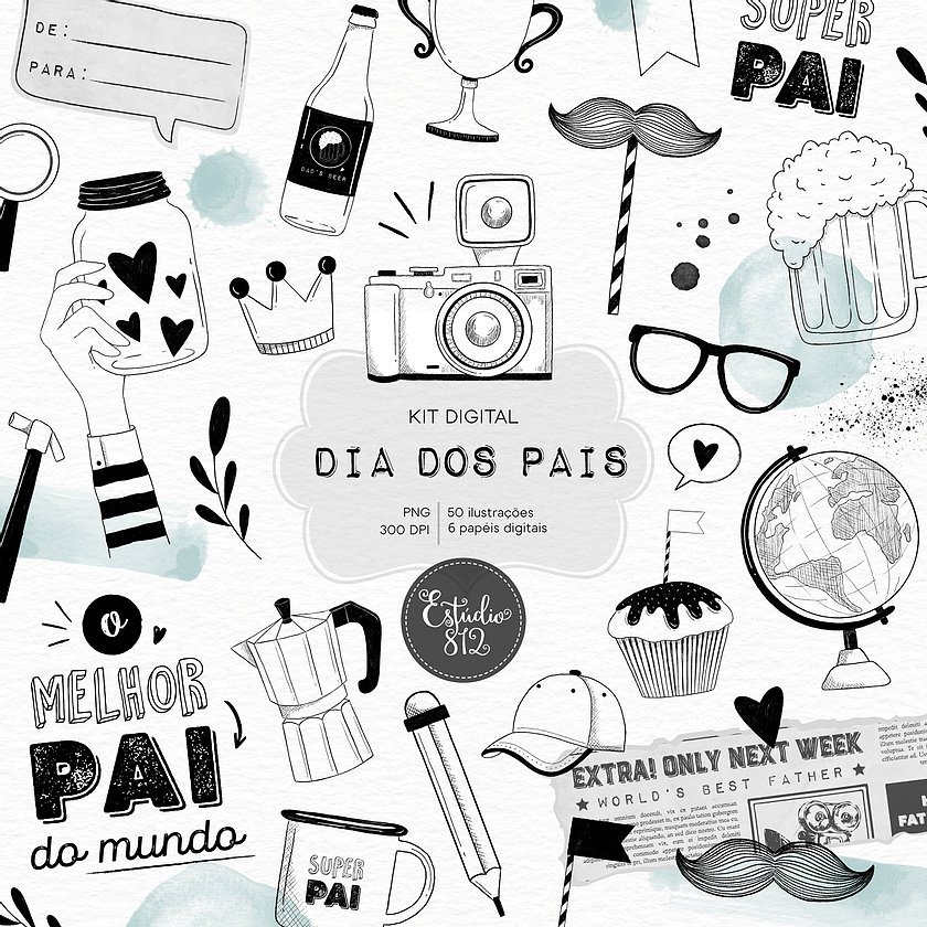 Kit Digital Dia Dos Pais 1