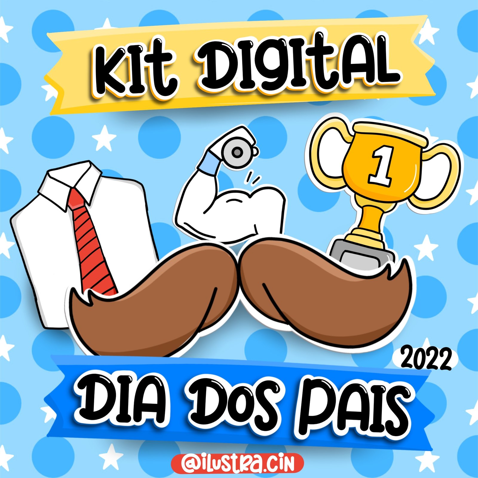 Kit Digital Dia Dos Pais 1
