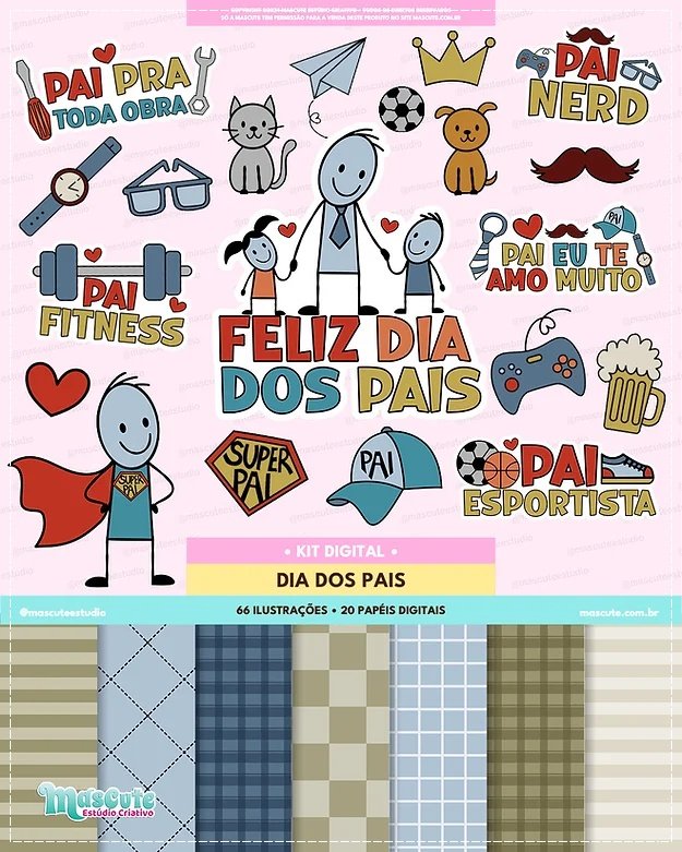 Kit Digital Dia Dos Pais 1