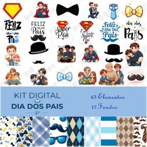Kit Digital Dia Dos Pais 1