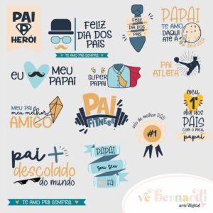 Kit Digital Dia Dos Pais 1