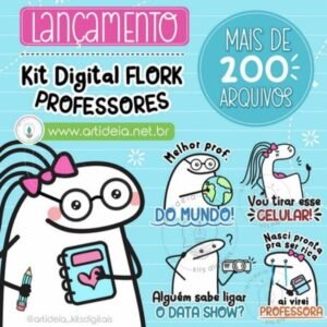 Kit Digital Dia Dos Professore Flork 1