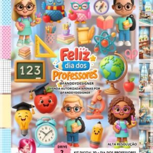 Kit Digital Dia Dos Professores 3d 1