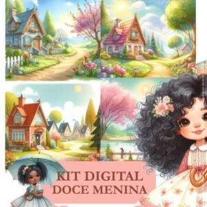 Kit Digital Doce Menina 4