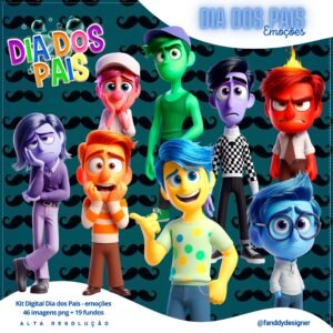 Kit Digital Emoções Dia Dos Pais 2
