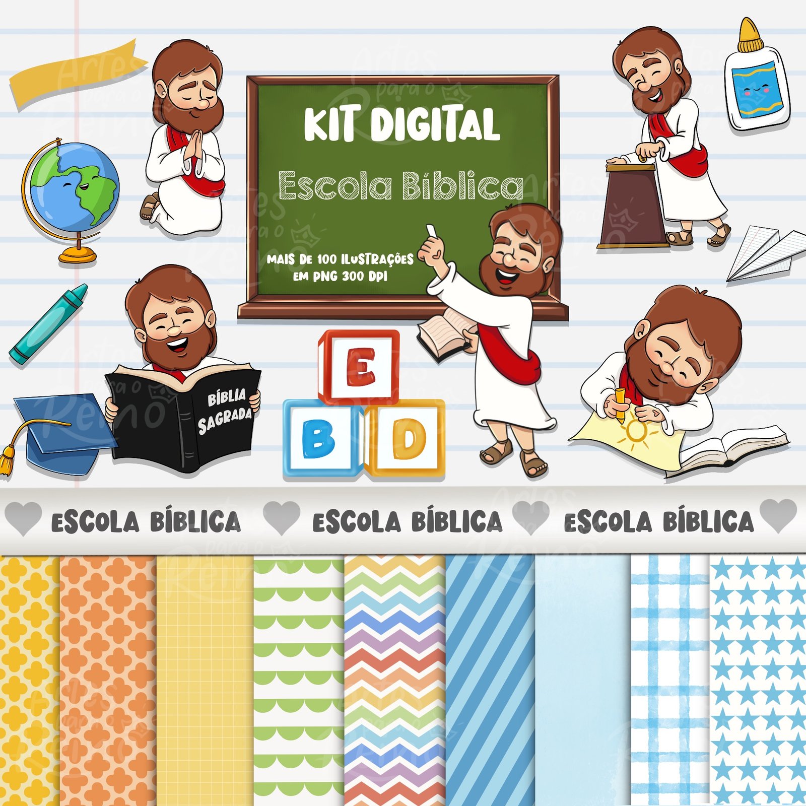 Kit Digital Escola Bíblica 1
