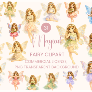 Kit Digital Fada Fadinha Fairy 21