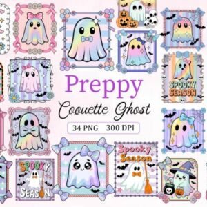 Kit Digital Fantasmas Preppy 4