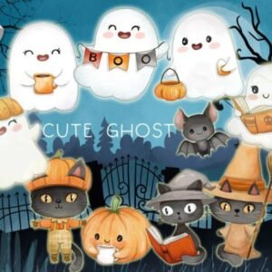 Kit Digital Fantasminha Cute 10