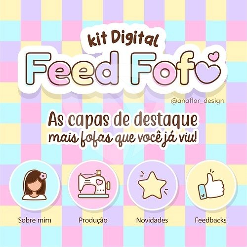 Kit Digital Feed Fofo 6