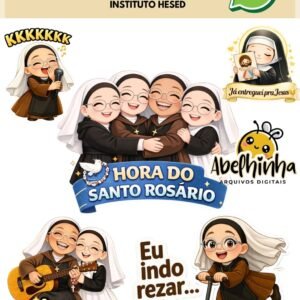 Kit Digital Figurinhas Intituto Hesed 3