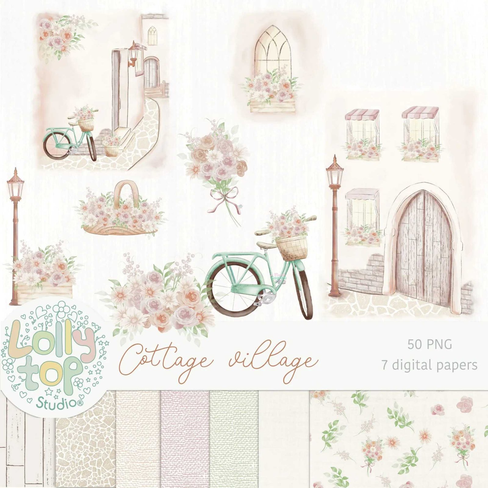 Kit Digital Floral 12