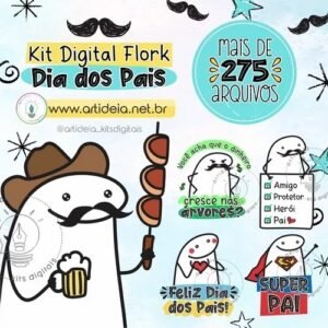 Kit Digital Flork Dia Dos Pais 1