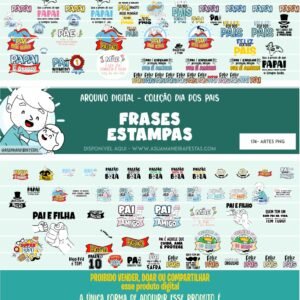 Kit Digital Frases (Dia Dos Pais) @ 1