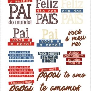 Kit Digital Frases Dia Dos Pais 3