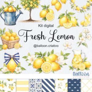 Kit Digital Fresh Lemon Limão 8