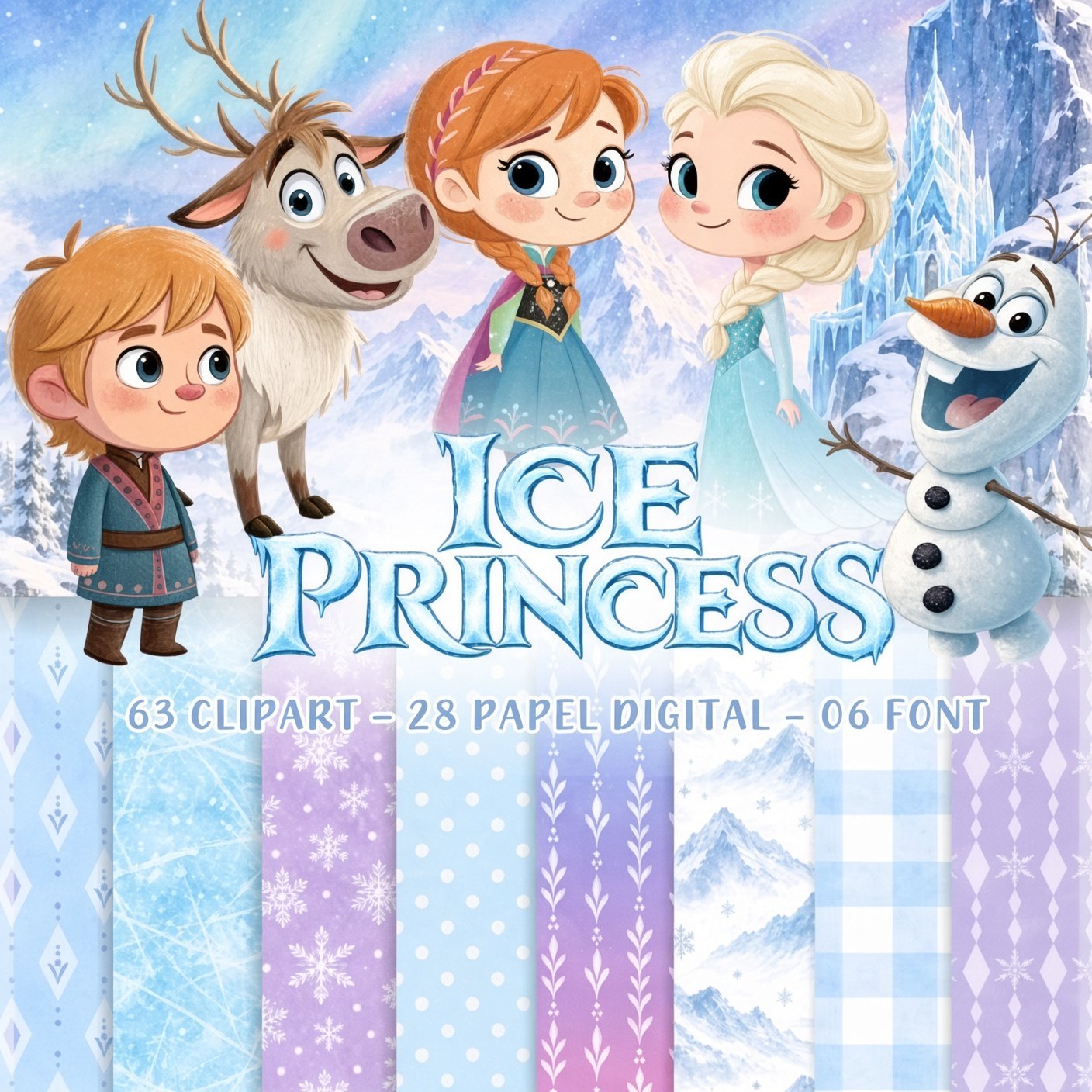 Kit Digital Frozen 17