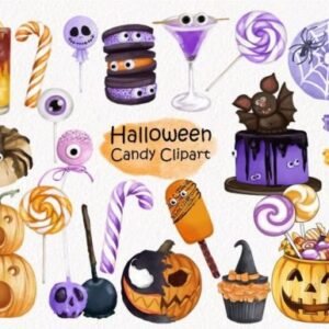 Kit Digital Halloween Candy 13