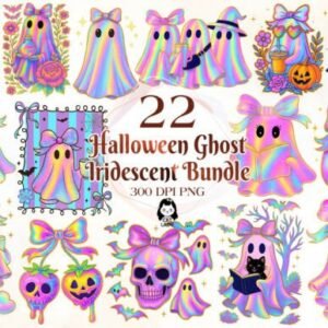 Kit Digital Halloween Fantasminhas 3