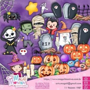 Kit Digital Halloween 1