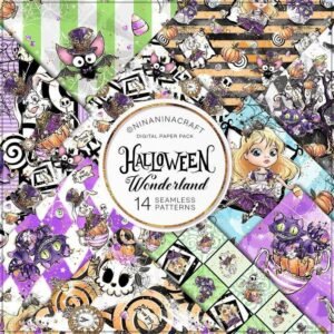 Kit Digital Halloween Wonderland Papers 11