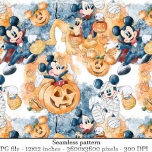 Kit Digital Helen Halloween Halloween Mickey 7