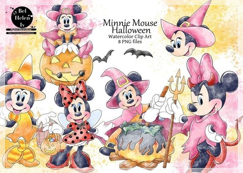 Kit Digital Helen Halloween Minnie Mouse Halloween 11