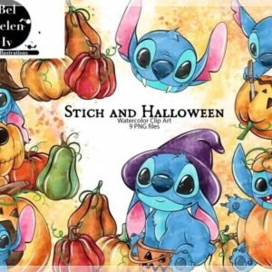 Kit Digital Helen Halloween Stitch And Halloween 12