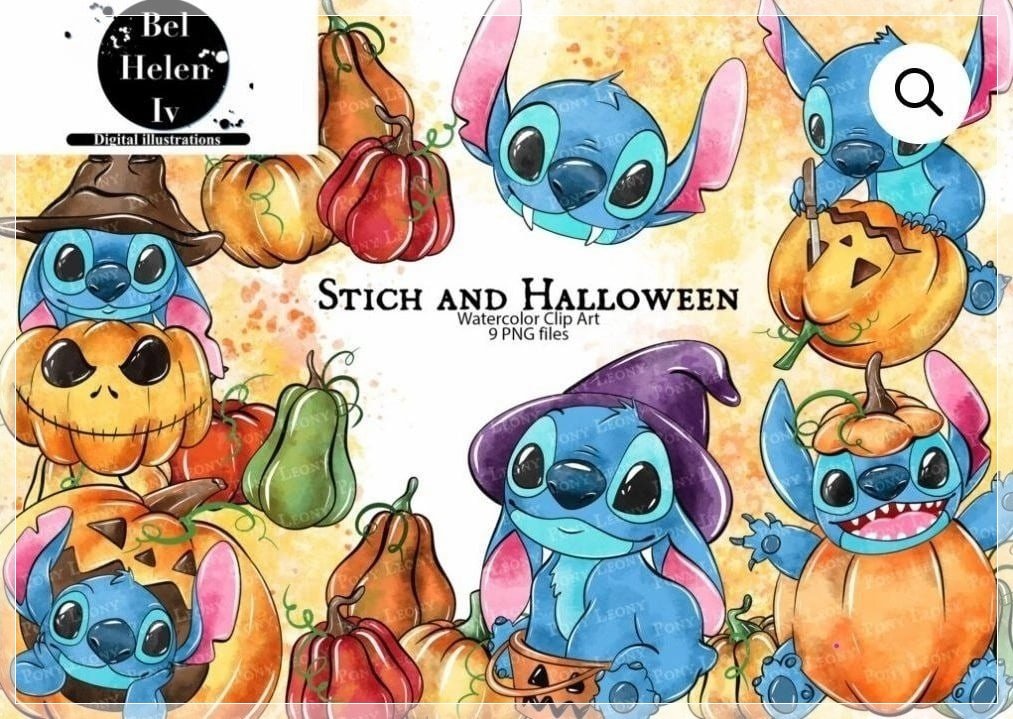 Kit Digital Helen Halloween Stitch And Halloween 12