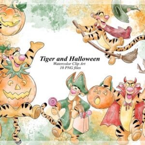 Kit Digital Helen Halloween Tiger And Halloween 13