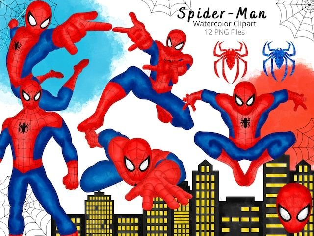 Kit Digital Homem Aranha 12