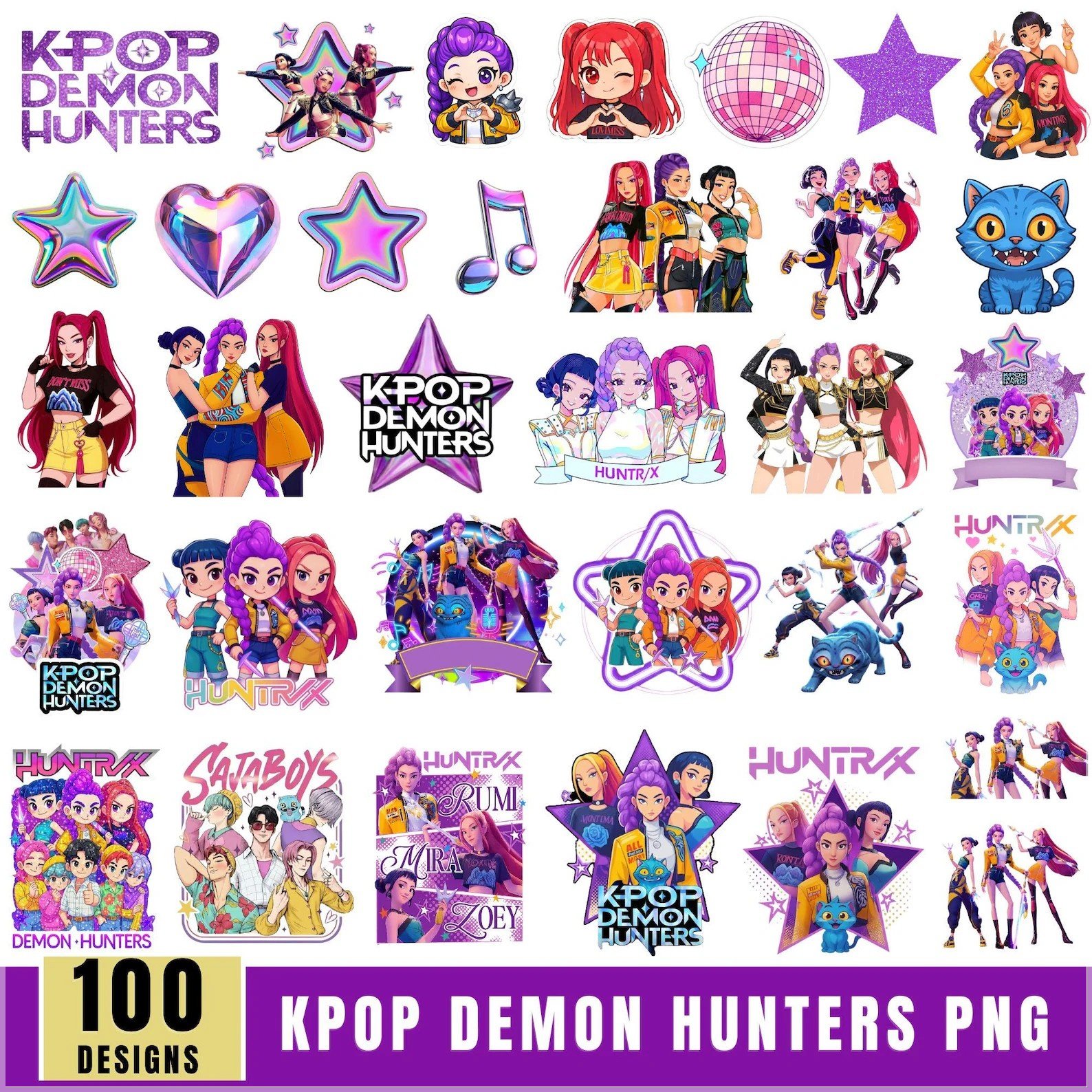 Kit Digital Huntrix K Pop Demon Hunters