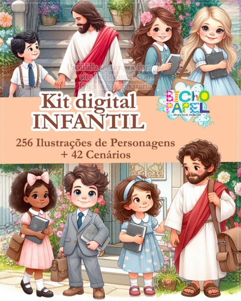 Kit Digital Infantil Menino E Menina 6