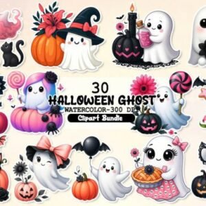 Kit Digital Kawaii Goth Halloween 2