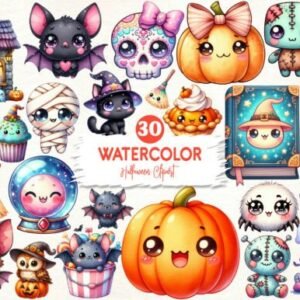 Kit Digital Kawaii Halloween 3
