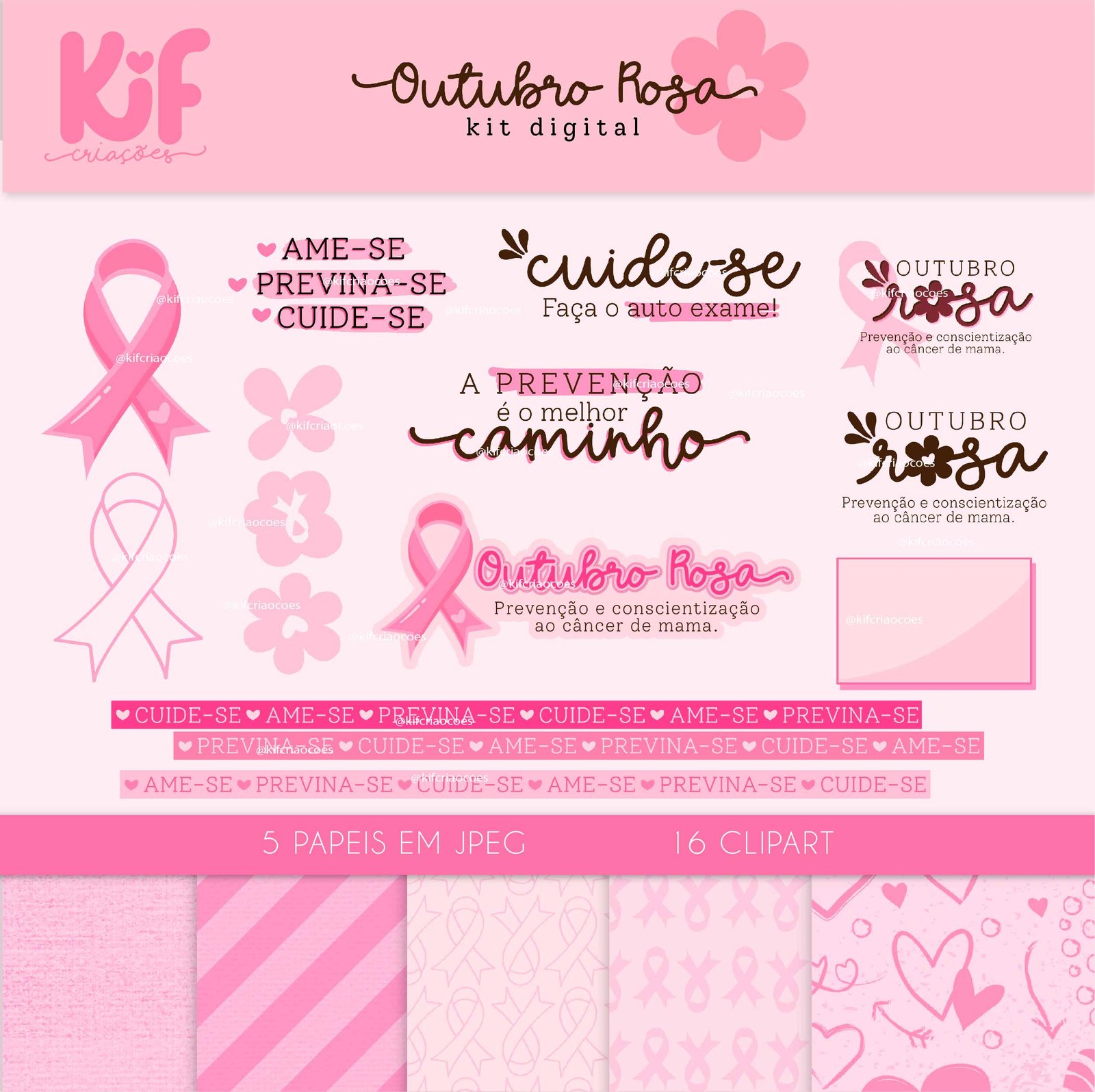 Kit Digital KifC OutubroRosa 24