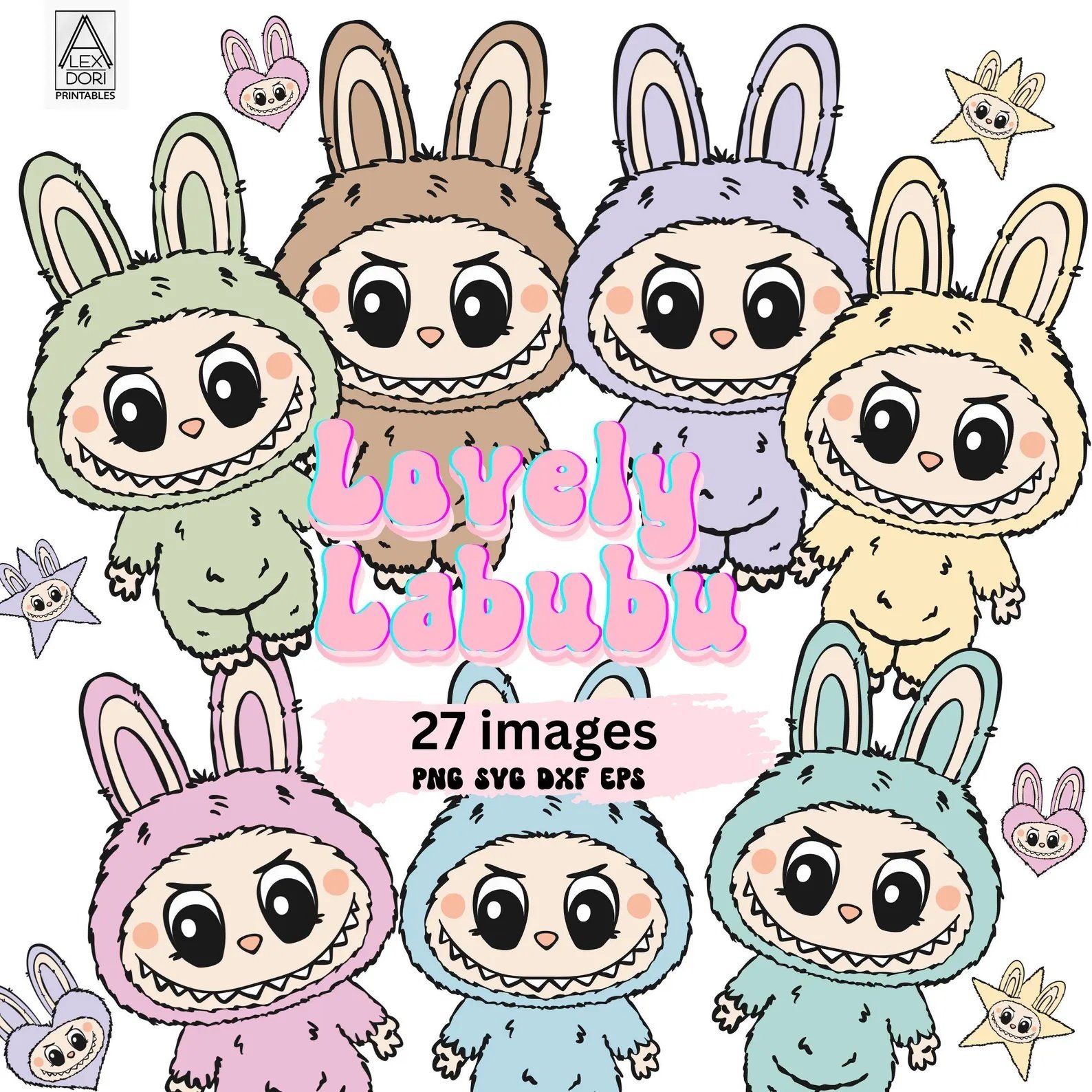 Kit Digital Labubu 18