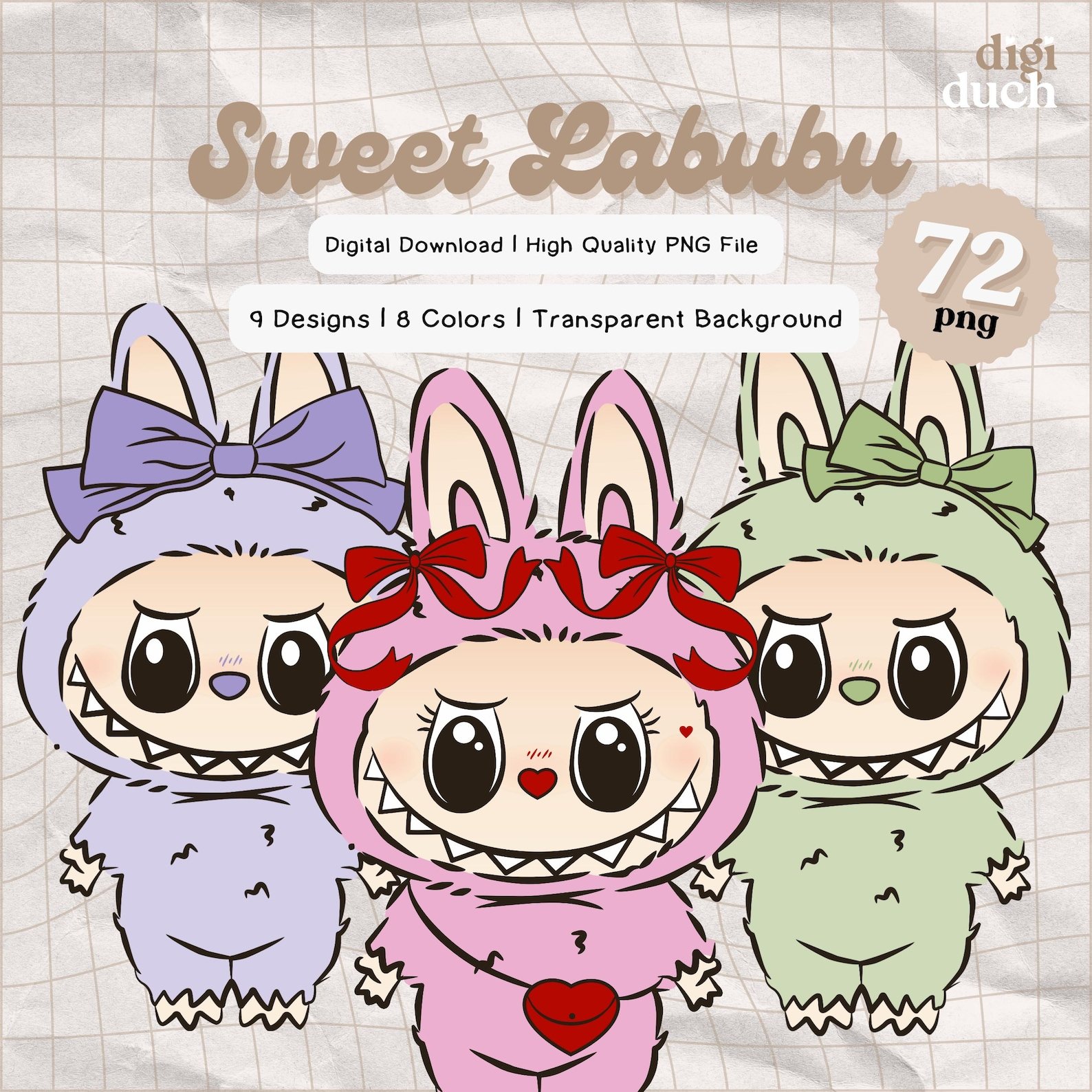Kit Digital Labubu 21