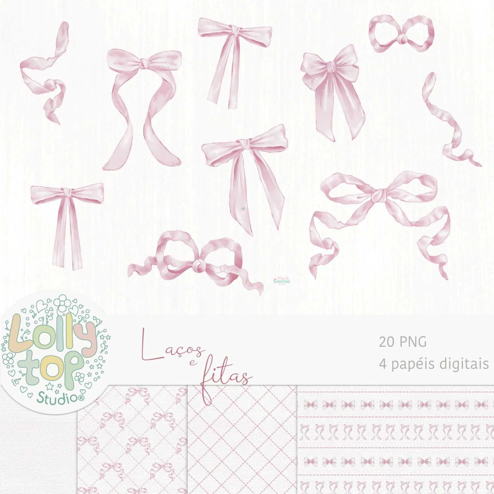 Kit Digital Laços E Fitas 5