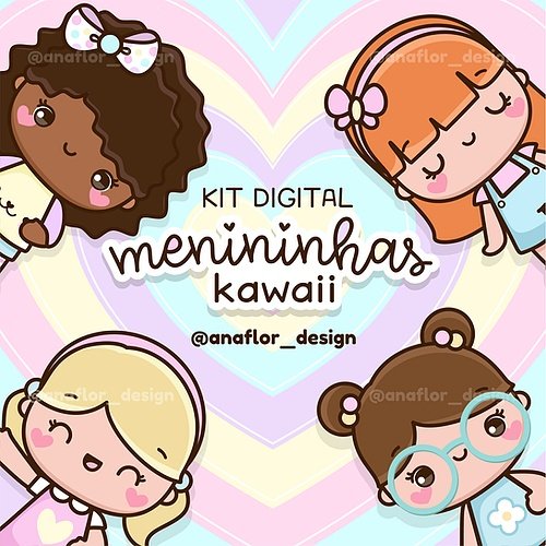 Kit Digital Menininhas Kawaii 14