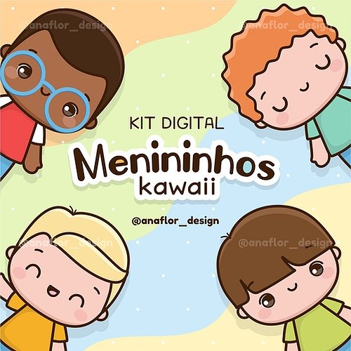 Kit Digital Menininhos 12