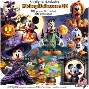 Kit Digital Mickey Halloween 5