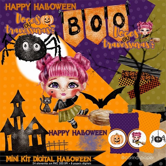 Kit Digital Mini Halloween 1