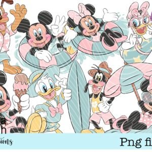 Kit Digital Minnie E Mickey Verao 7